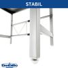 DanDiBo Verstellbares Mikrowellenregal Edelstahl 3 Stufig 40-64 cm Mikrowellen Regal 96686 Stehend Mikrowellenständer Küchenregal Bild 5
