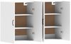 vidaXL Wandschränke 2 Stk. Weiß Holzwerkstoff 3197881 Bild 5