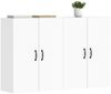 vidaXL Wandschränke 2 Stk. Weiß Holzwerkstoff 3197881 Bild 3