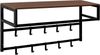EUGAD Wandgarderobe (1 St), mit Ablage 10 Haken, 80 x 41 x 30 cm Bild 4