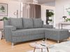 Mirjan24 'Dover' Schlafsofa, Hellgrau, 86 x 192 x 80 cm, mit Polsterhocker Bild 2