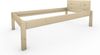 Pfostenbett Massivholzbett (Fichte) "Daybett" 100 x 200 cm 48 cm Holzbett 300kg Bild 2