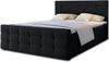 AX LIVING Bett mit Bettkasten 140x200 Argentaro Boxspringbett schwarz Bild 3