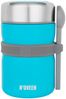NOVEEN Edelstahl Lunch-Thermoskanne | 2000 ml, Blau Bild 3
