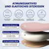 Adormii Bürostuhl Bürostuhl Ergonomisch, schreibtischstuhl mit Metallfuß, stabil (Ergonomischer bürostuhl mit verstellbaren Armlehnen, büro stuhl bis zu 135° neigbar, ergonomic office chair mit höhenverstellbarer, atmungsaktiv und komfortabel, bürostuh... Bild 4