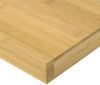 vidaXL Regalbrett, Bambus natur, 80 x 20 x 4 cm Bild 3