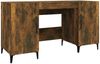 vidaXL Schreibtisch Räuchereiche 140x50x75 cm Holzwerkstoff 817552 Bild 2