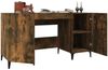 vidaXL Schreibtisch Räuchereiche 140x50x75 cm Holzwerkstoff 817552 Bild 5