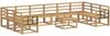 vidaXL Outdoor-Sofagarnitur 11 pcs Weiß Massivholz Akazie 3388333 Bild 2