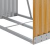 vidaXL Kaminholzunterstand Holzoptik 80x45x120 cm Verzinkter Stahl 364579 Bild 4