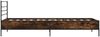 vidaXL Bettgestell Räuchereiche 90x200 cm Holzwerkstoff und Metall 845584 Bild 5