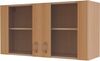 Flex-Well Glashängeschrank Nano (B x H x T) 100 x 54,8 x 32 cm, mit Stollenglastüren Bild 2