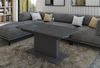designimpex Couchtisch DC-1 Anthrazit / Grau matt stufenlos höhenverstellbar ausziehbar, Funktionstisch, Wohnzimmertisch, Tisch, Esstisch, Sofatisch Bild 2