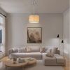 Zedelmaier Pendelleuchte Hängelampe hängend Deckenlampe E27x1/Max. 40 W, ohne Leuchtmittel, Geeignet für Esszimmer Wohnzimmer Schlafzimmer Flur Bild 2