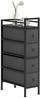 HOMCOM Kommode (Sideboard, 1 St, Stoffkommode), 20 cm schmales Design Bild 2