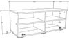 VCM Arila 918591 H. 39 x B. 115 x T. 40 cm Bild 3