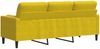 vidaXL 3-Sitzer-Sofa mit Zierkissen Gelb 180 cm Samt 3278235 Bild 5