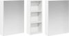 vidaXL Badezimmerschrank-Set 3 pcs 130 x 14,5 x 70 cm Holzwerkstoff 3403760 Bild 5