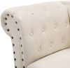vidaXL Chaiselongue Creme Kunstleder 60783 Bild 5