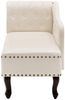 vidaXL Chaiselongue Creme Kunstleder 60783 Bild 4