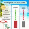 ZOLLNER Strandtuch, Frottier (1-St), 100 x 200 cm, 100% Baumwolle, vom Hotelwäschespezialisten Bild 4