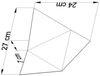 Wandleuchte, Schwarz, Stahl, Design, H 27 cm Bild 3