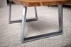 Couchtisch 120x60x46 cm Akazie Massivholz / Metall Baumkante Bild 5