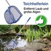 BigDean 3X Kescher 75-121 cm lang - Teichkescher mit Teleskopstange - Feinmaschig (2 mm) - Für Teich, Algen & Swimming-Pool - Algenkescher Nylon-Netz Bild 3