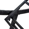 Sonnenliege Strandliege Polyrattan XXL Gartenliege Relaxliege Liege Schwarz Bild 5