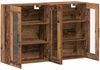 vidaXL Wandmontierte Schränke 2 pcs Altholz 69,5 x 34 x 90 cm 3394566 Bild 5