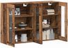vidaXL Wandmontierte Schränke 2 pcs Altholz 69,5 x 34 x 90 cm 3394566 Bild 3