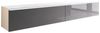 Lowboard ""D"" TV-Unterschrank 180x32x30cm grifflos Farbe: weiß / grau Hochglanz Bild 4
