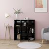 vidaXL Bücherregal Schwarz 90x30x90 cm Holzwerkstoff 802931 Bild 2
