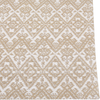 Teppich Jute beige 80 x 150 cm geometrisches Muster Kurzflor ATIMA Bild 4