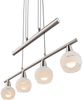 LED Hängelampe, Glas Spots, höhenverstellbar, ELLIOTT Bild 4