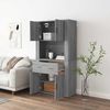 Highboard, BuffetSchrank, Büroschrank Grau Sonoma Holzwerkstoff Bild 3