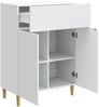 vidaXL Sideboard mit Schubladen Weiß 66 x 34,5 x 90 cm Holzwerkstoff 894635 Bild 5