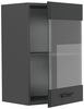 Küchenglasschrank R-Line Anthrazit Landhaus 40 cm Vicco Bild 4