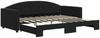 vidaXL Tagesbett Ausziehbar Schwarz 90x190 cm Samt 3197316 Bild 2
