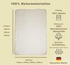 Alpaka Ganzjahresdecke Basic Line Bettdecke, 155x220cm, Füllung 100% Alpakawolle (1.400g), Bezug aus naturbelassener Baumwolle Bild 2