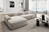 Sofa Dreams Ecksofa Polstersofa Stoff Couch Stoffsofa Modern Sofa Barcelona L Form kurz, Lounge-Sofa Bild 1