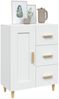 vidaXL Sideboard Weiß 69,5x34x90 cm Holzwerkstoff 812222 Bild 4