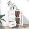 vidaXL Sideboard Weiß 69,5x34x90 cm Holzwerkstoff 812222 Bild 3
