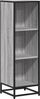 vidaXL Bücherregal Grau Sonoma 33,5x33x107,5 cm Holzwerkstoff 849157 Bild 2