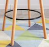 Stehtisch Ø 60cm innen REJA - 107cm Hoch, Skandinavisches Design | Bartisch rund Indoor Hoher Tisch Bistrotisch Hochtisch, Weiß Bild 5