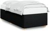 vidaXL Bettgestell ohne Matratze Schwarz 100x200 cm Stoff 3284710 Bild 2