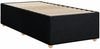 vidaXL Bettgestell ohne Matratze Schwarz 100x200 cm Stoff 3284710 Bild 3