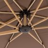 Doppler Sonnenschirm / Ampelschirm "Alu Wood XL Ultra Pendelschirm 400 x 300", inkl. Standkreuz, anthrazit, 400 x 300 cm Bild 3