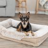 TRIXIE Hundebett Vital Bett Lino Soft - beige - 70 × 55 cm Bild 3