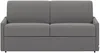 Schlafsofa 2-Sitzer CALIFE - Stoff - Hellgrau - Liegefläche: 120 cm - Matratzenhöhe: 22 cm Bild 2
